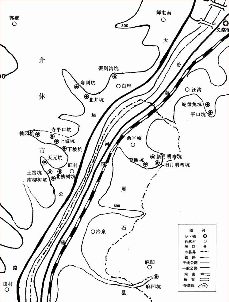 （01）1956年公司合营时坑口分布图